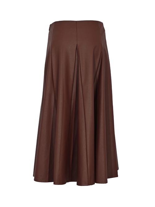 Gonna Nocera effetto pelle Bordeaux MM Max Mara | 2526776038600002